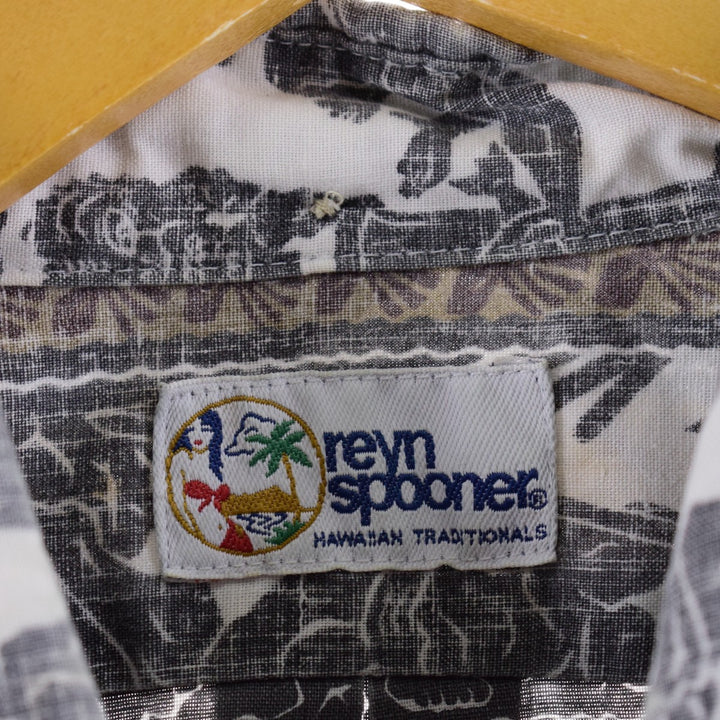 90'S Reyn Spooner Swimsuit Bikini Tag All-Over Print Pullover Button-Down Hawaiian Aloha Shirt Men's XL /eaa350146