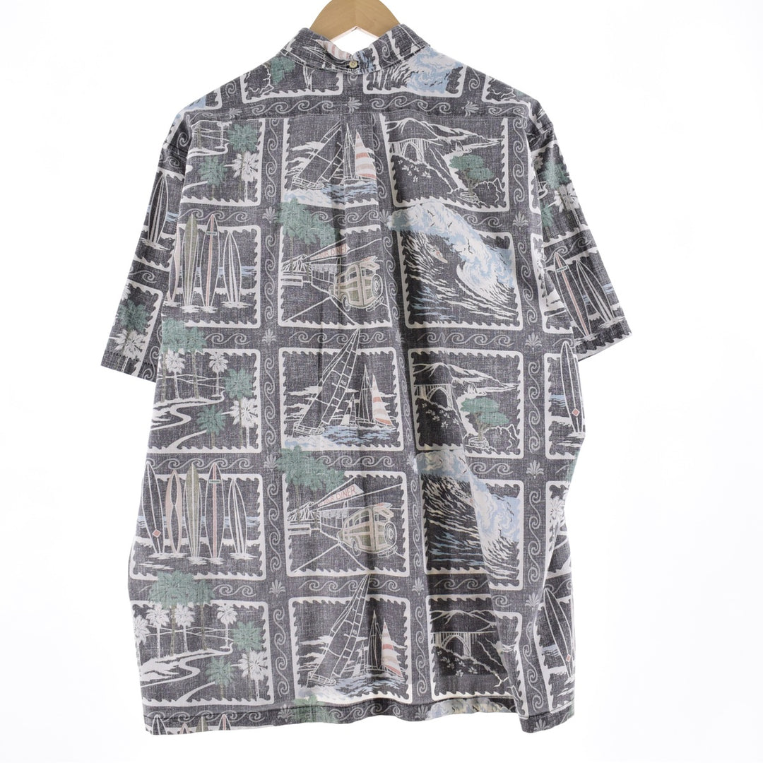 Reyn Spooner All-over Print Pullover Button-Down Hawaiian Aloha Shirt Men's XL /eaa350154