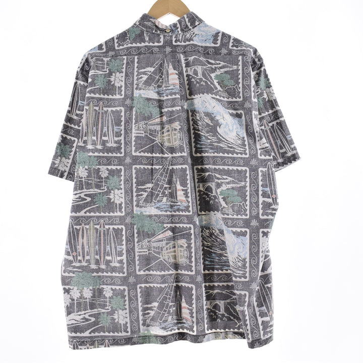 Reyn Spooner All-over Print Pullover Button-Down Hawaiian Aloha Shirt Men's XL /eaa350154