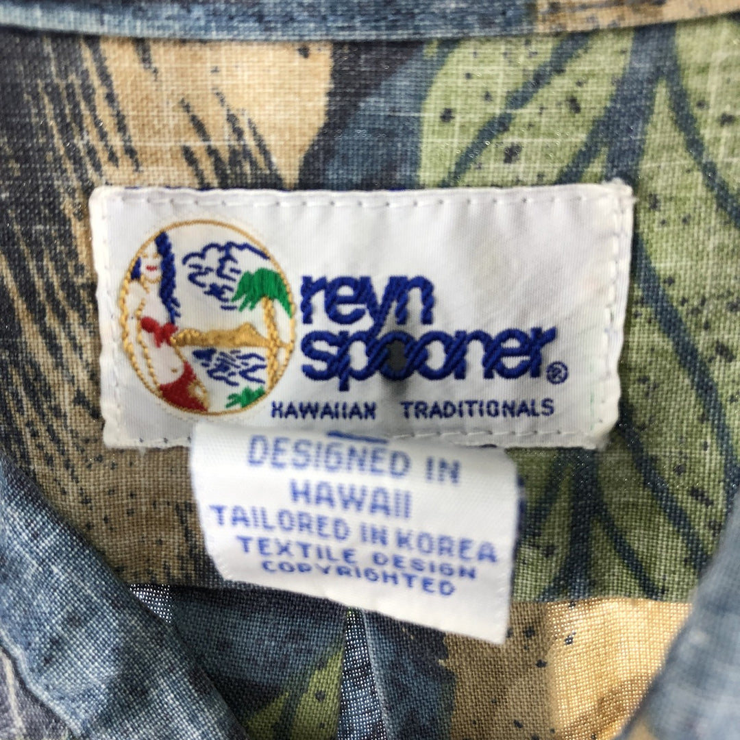 90'S Reyn Spooner REYNSPOONER Swimsuit Tag Bikini Tag Hawaiian Aloha Shirt Men's XL Vintage /eaa350204