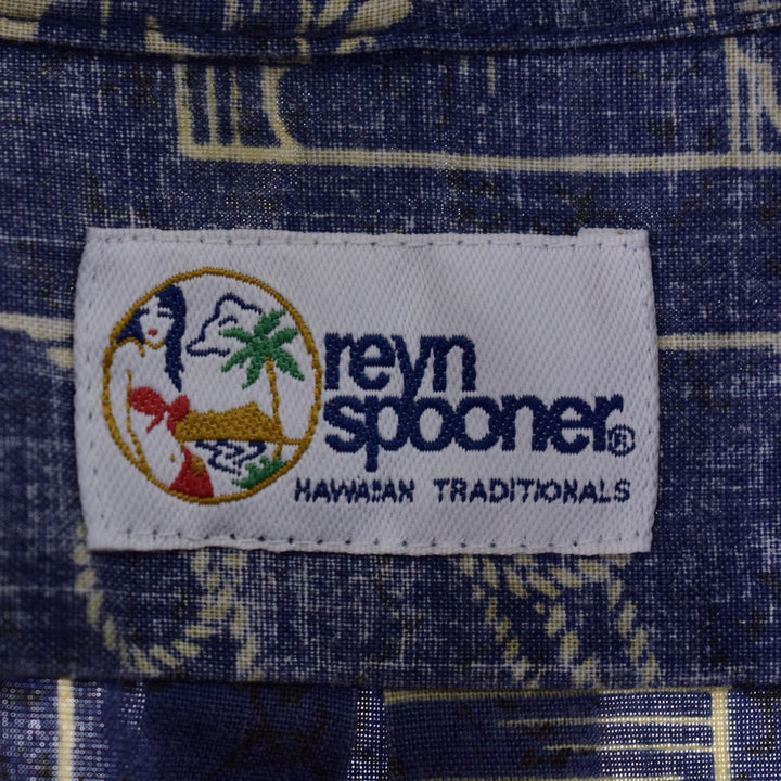 90'S Reyn Spooner Swimsuit Tag Bikini Tag All-Over Print Button-Down Hawaiian Aloha Shirt Men's XL Vintage /eaa350233