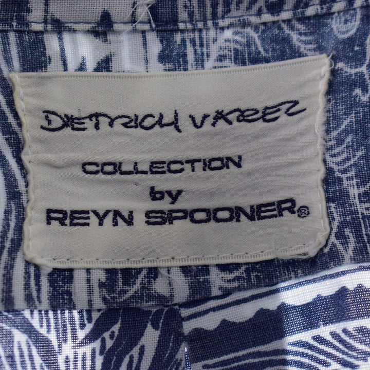 Reyn Spooner DIETRICH VAREZ All-over print button-down Hawaiian aloha shirt, men's XL /eaa350241