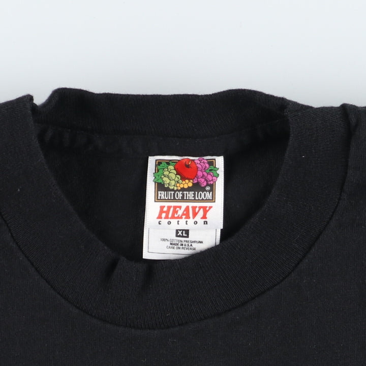 Fruit of the Loom Jim Morgan Double-sided Print Band T-Shirt Made in USA Men's L /eaa350615