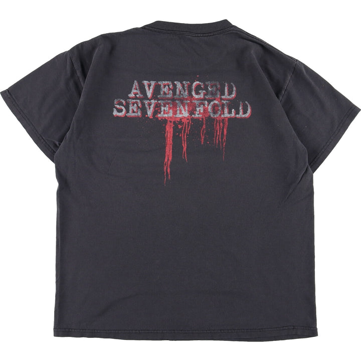 DELTA AVENGED SEVENFOLD Avenged Sevenfold Double-sided Print Band T-Shirt Band Tee Men's S /eaa350618