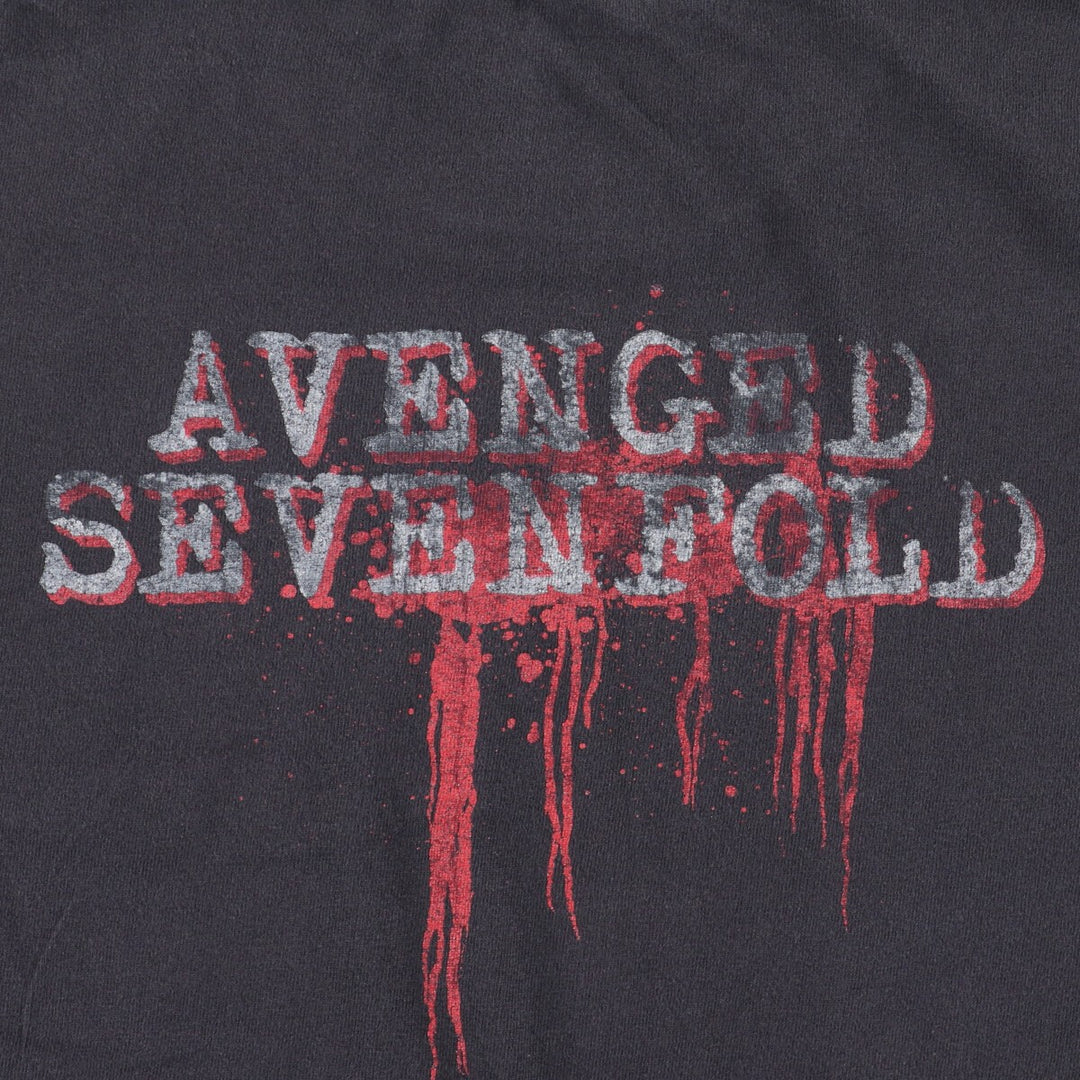 DELTA AVENGED SEVENFOLD Avenged Sevenfold Double-sided Print Band T-Shirt Band Tee Men's S /eaa350618