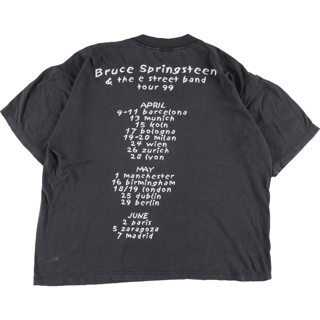 90'S UNKNOWN BRUCE SPRINGSTEEN Bruce Springsteen Band T-shirt Band Tee Men's L Vintage /eaa350968