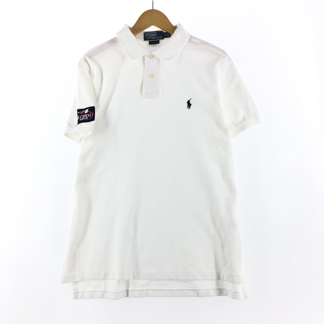 Ralph Lauren POLO by Ralph Lauren Sleeve patch short sleeve polo shirt Men's M /eaa351362