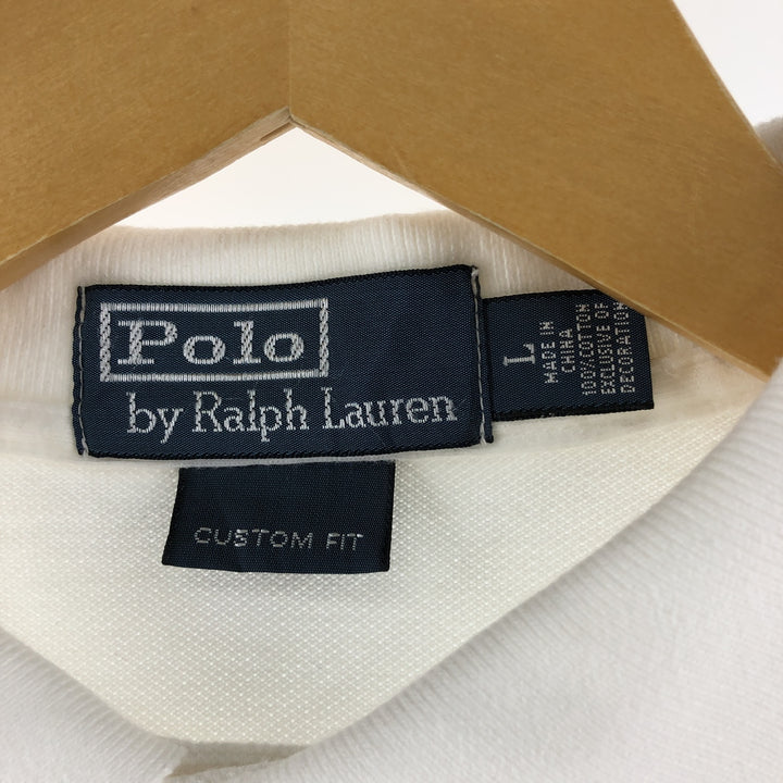 Ralph Lauren POLO by Ralph Lauren Sleeve patch short sleeve polo shirt Men's M /eaa351362