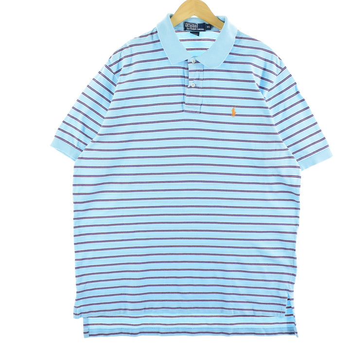 Ralph Lauren POLO by Ralph Lauren short sleeve striped polo shirt men's XL /eaa351385