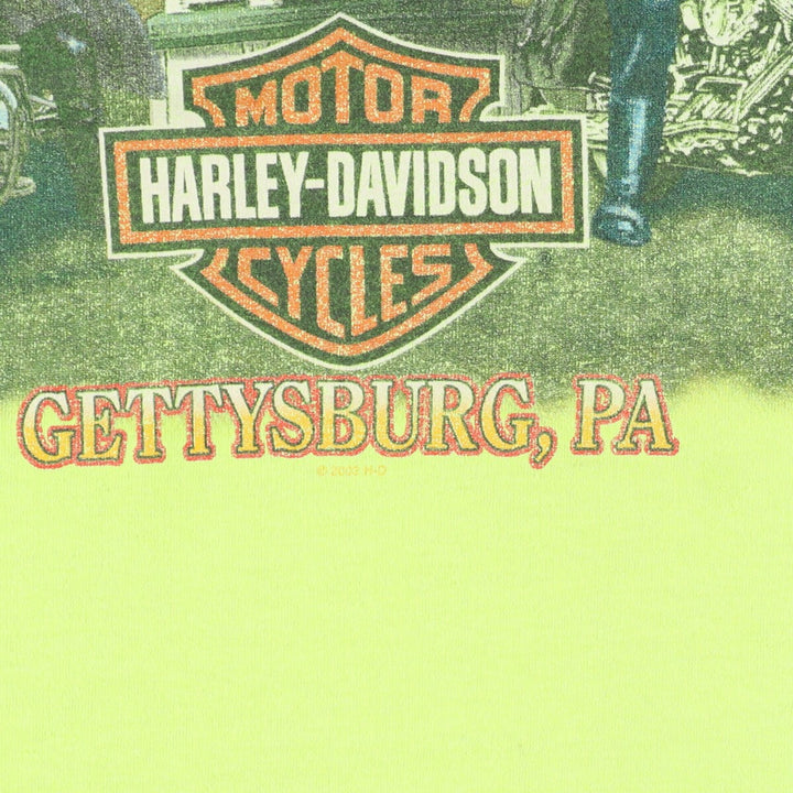 Harley-Davidson Motorcycle Bike T-shirt Men's L /eaa351482