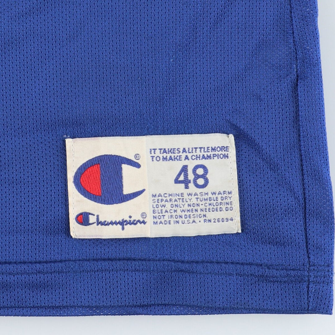 90'S Champion NBA DETROIT PISTONS Game Shirt Replica Uniform Made in USA Men's XL /eaa351715