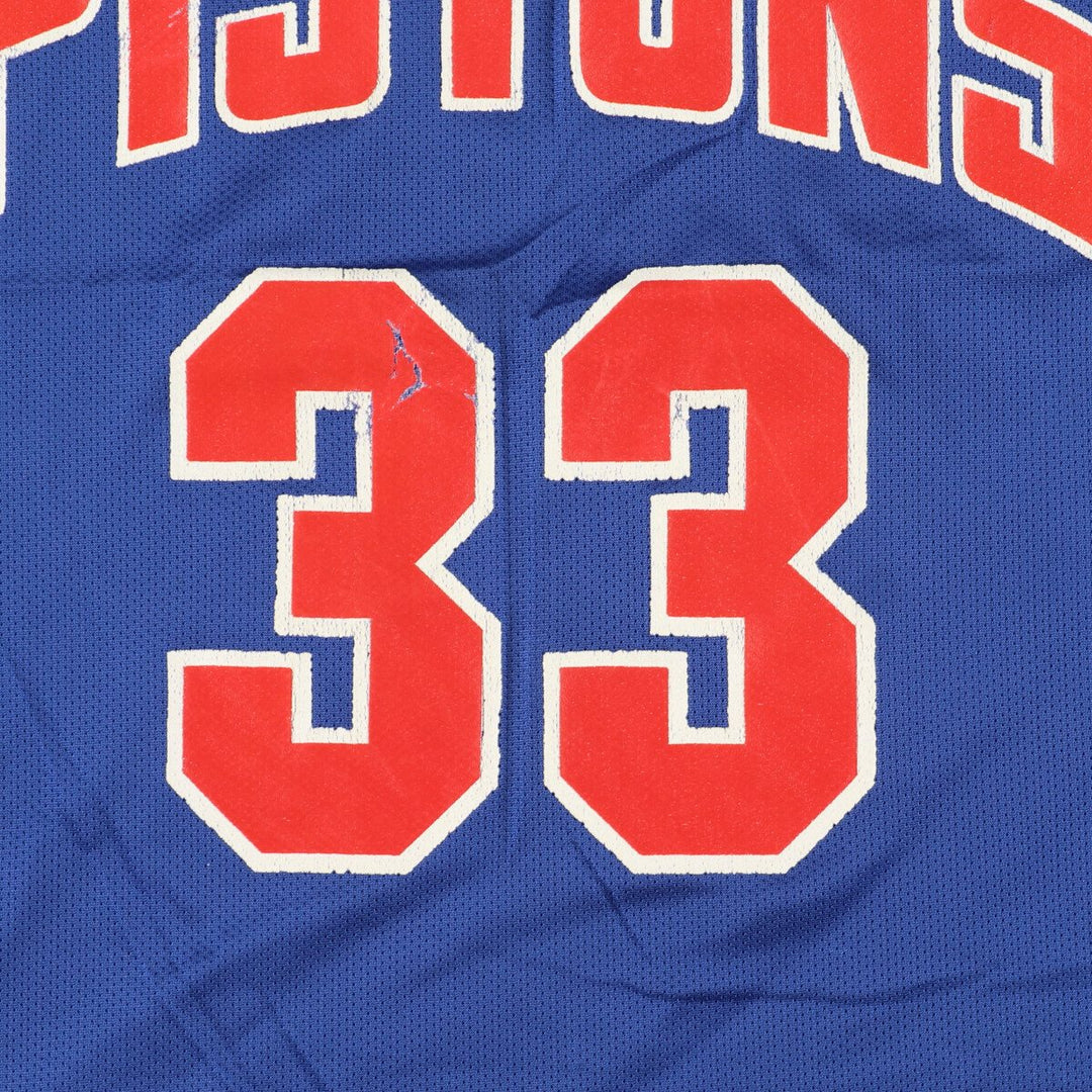 90'S Champion NBA DETROIT PISTONS Game Shirt Replica Uniform Made in USA Men's XL /eaa351715