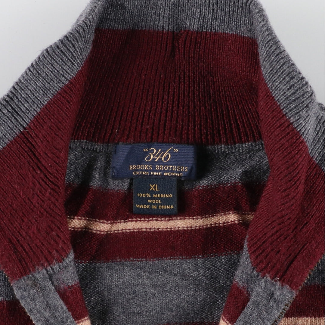 Brooks Brothers 346 Wool Knit Half Zip Sweater Men's M /eaa352703