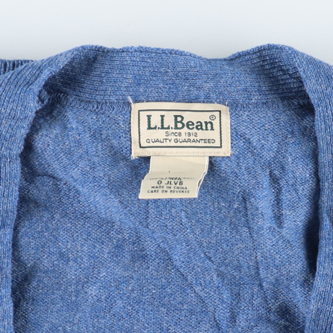 LLBean Wool Knit Cardigan Men's L /eaa352733