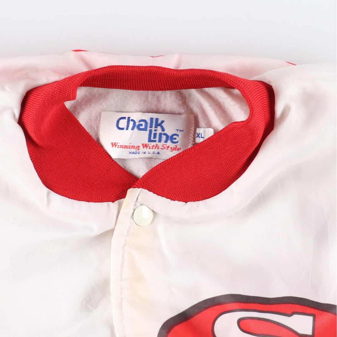 90'S Chalk Line NFL San Francisco 49ers Varsity Jacket Made in USA Men's XL /eaa352825