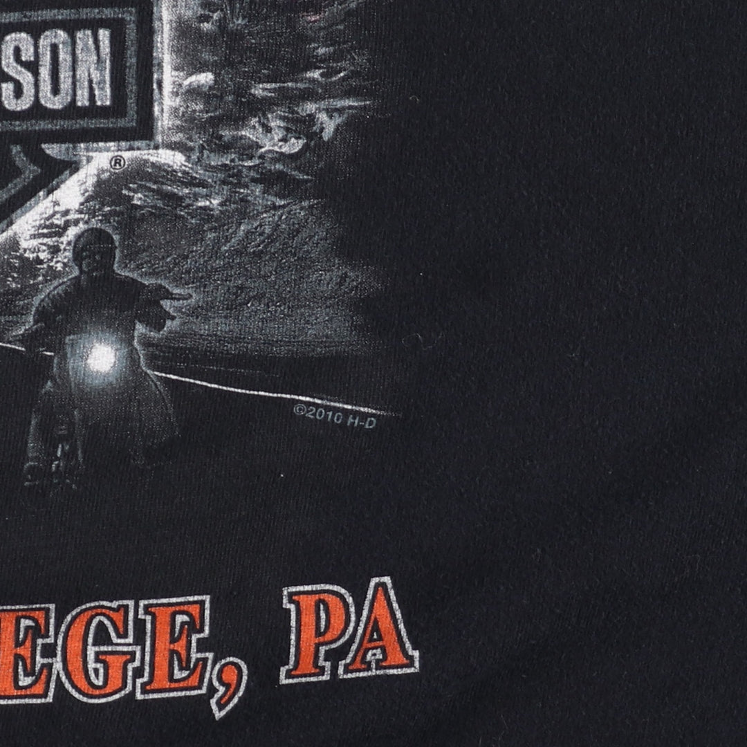 Harley-Davidson Double-sided Print Motorcycle Bike T-Shirt Men's L /eaa352867