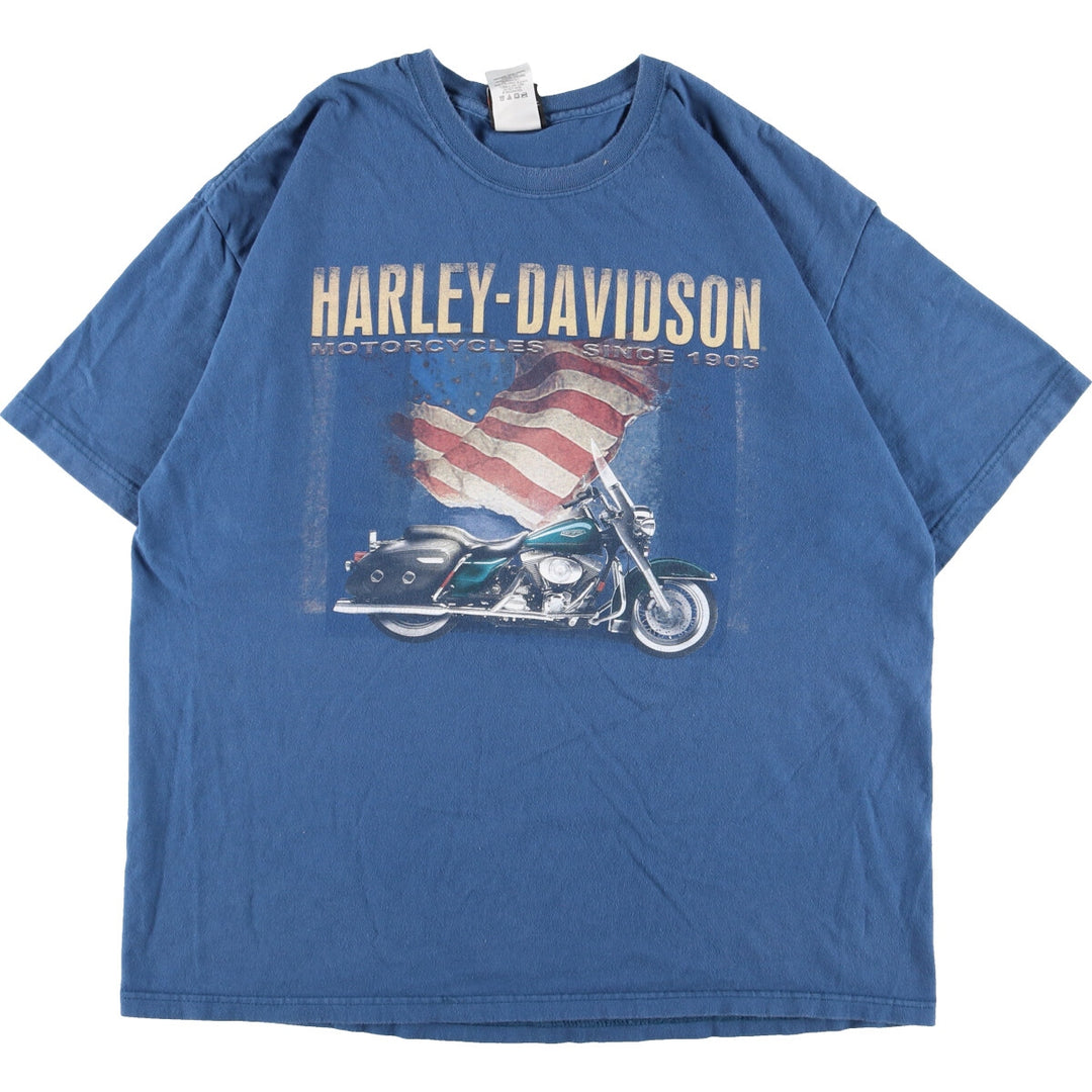 Hanes Harley-Davidson Double-Sided Print Motorcycle Bike T-Shirt Made in USA Men's XL /eaa352884