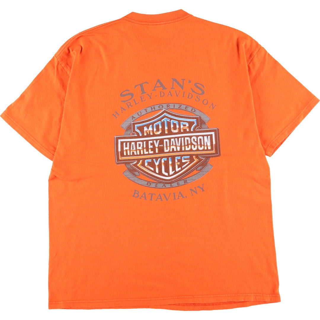 Hanes Harley-Davidson Double-Sided Print Motorcycle Bike T-Shirt Made in USA Men's XL /eaa352913