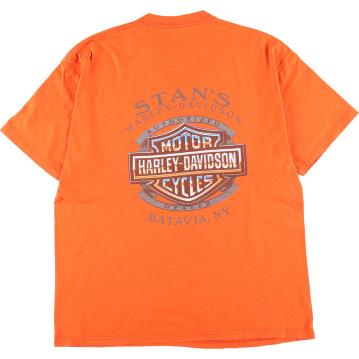 Hanes Harley-Davidson Double-Sided Print Motorcycle Bike T-Shirt Made in USA Men's XL /eaa352913