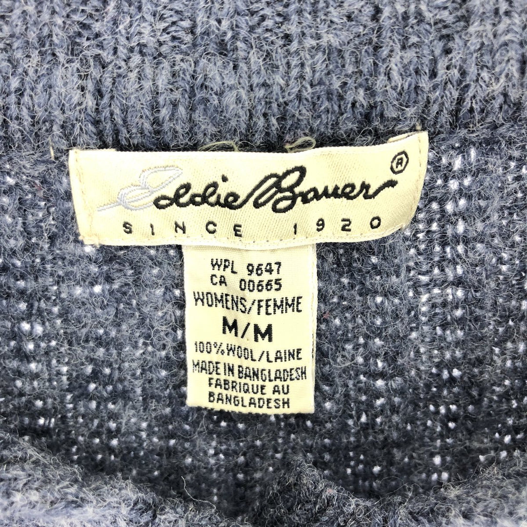 Eddie Bauer wool knit sweater for women, size M /eaa353130