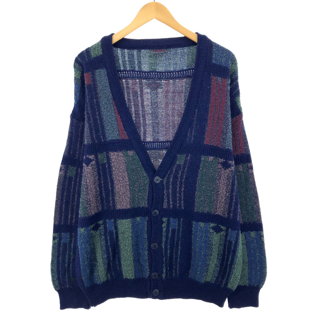 PACOCALVARI all-over print wool knit cardigan /eaa353218