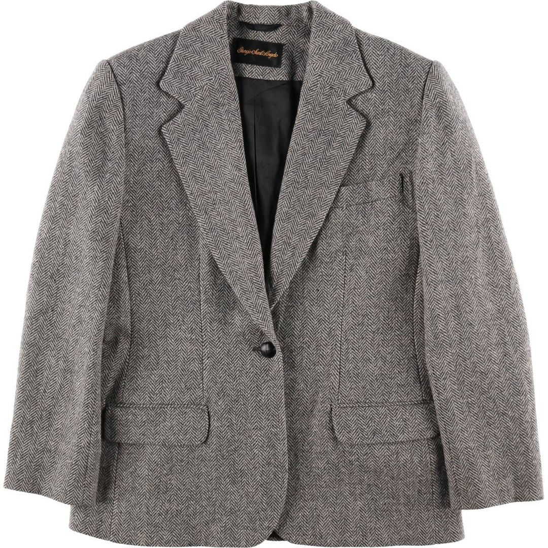 Giorgio Sant'Angelo Herringbone Wool Tailored Jacket Women's M Size /eaa353342