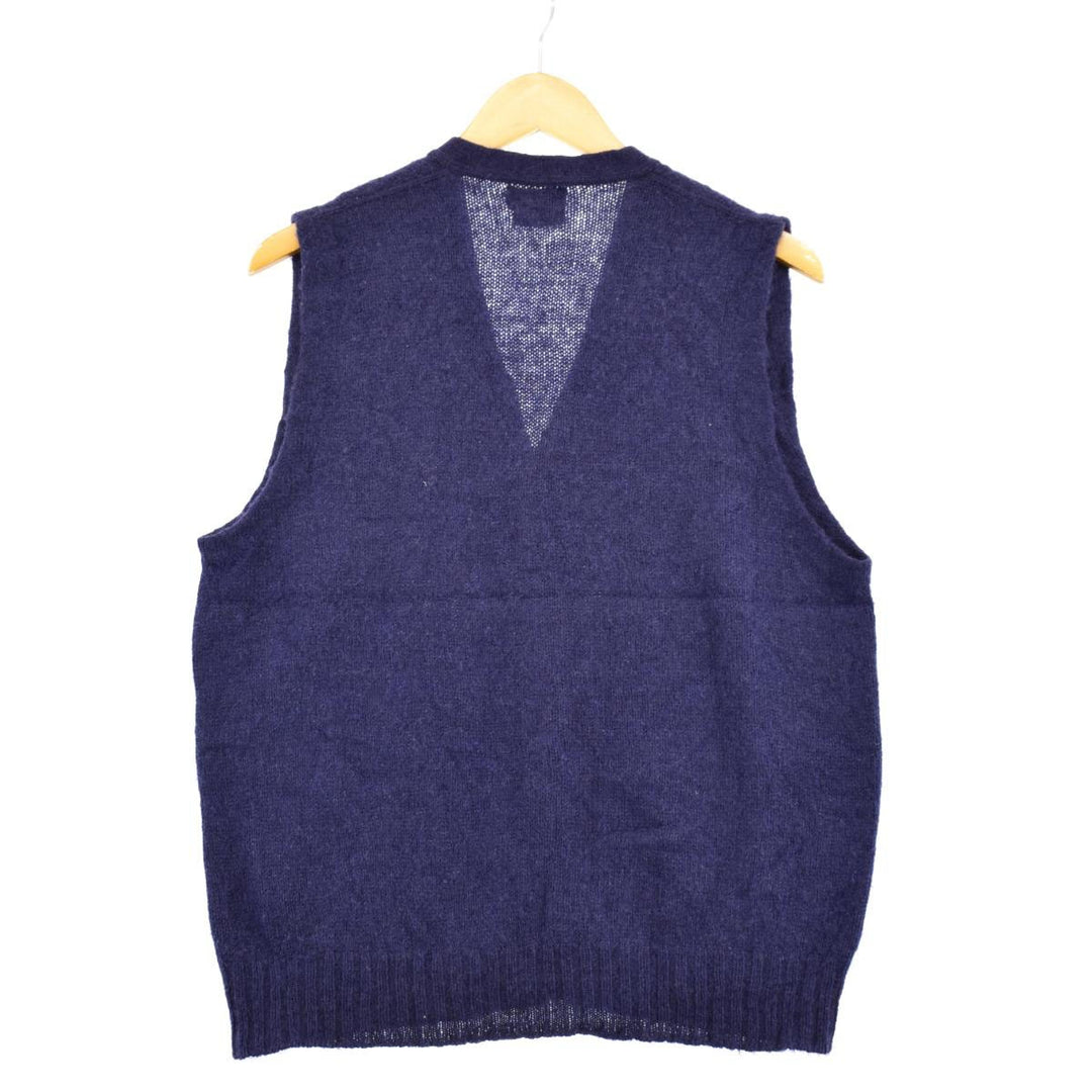 Mc GREGOR Open-front wool knit vest, Men's L /eaa353512