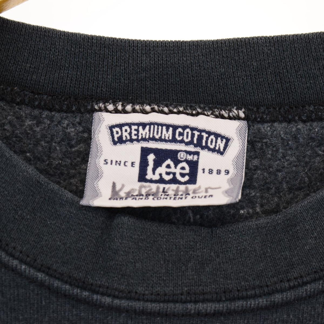 90'S Lee Printed Sweatshirt Trainer Made in USA Men's L Vintage /eaa353525