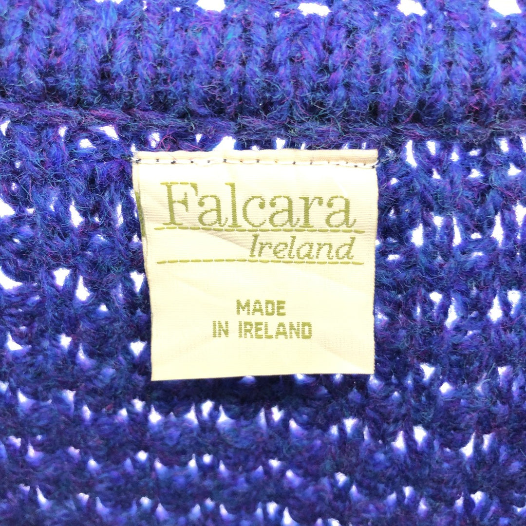 FALCARA IRELAND Fisherman Aran Knit Cardigan Women's M /eaa353732