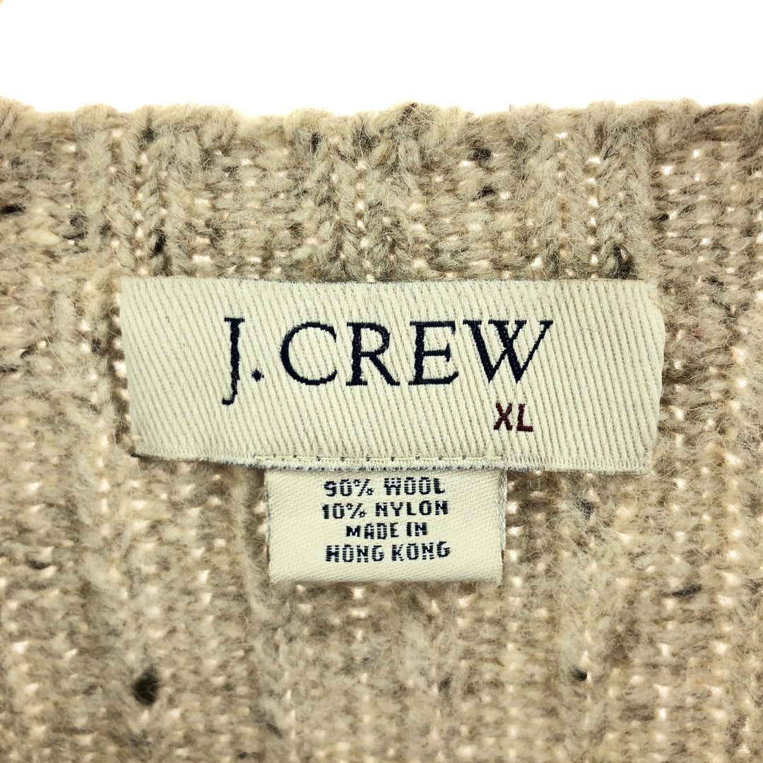 J.Crew Ribbed Wool Knit Sweater Men's XL Vintage / eaa353775