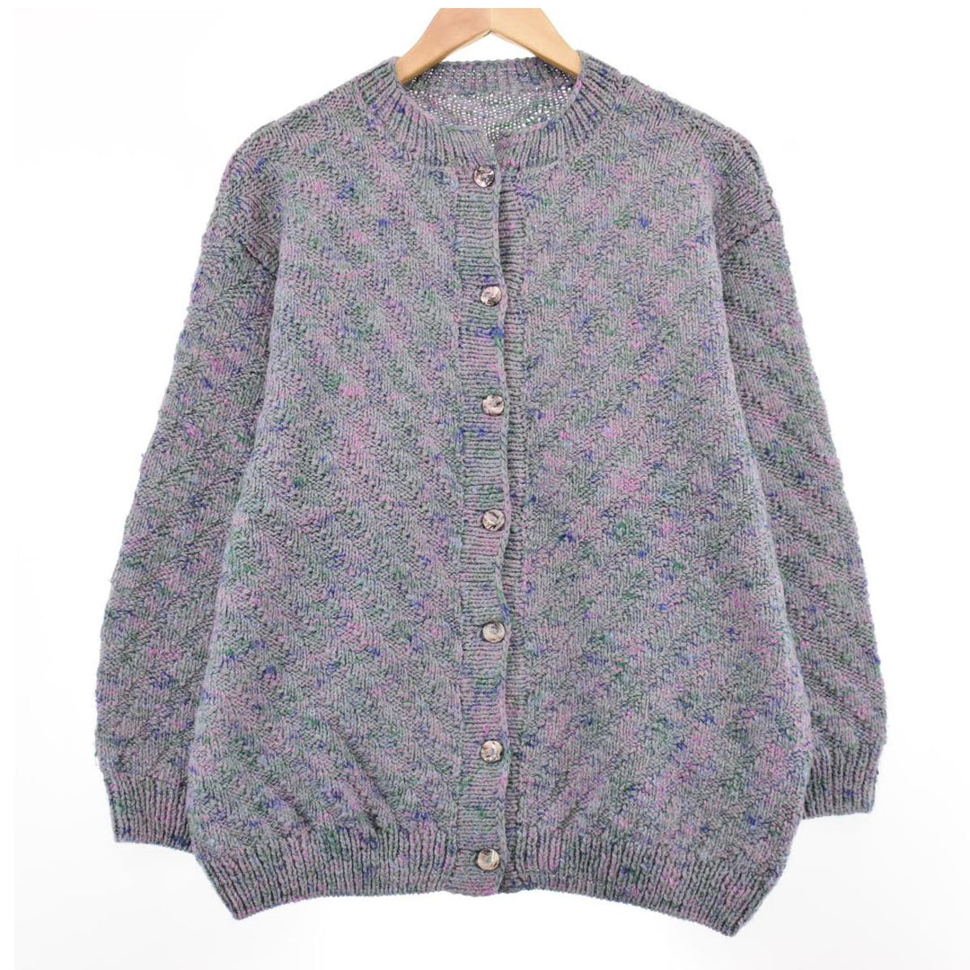 Wool knit cardigan, ladies' size L /eaa353981