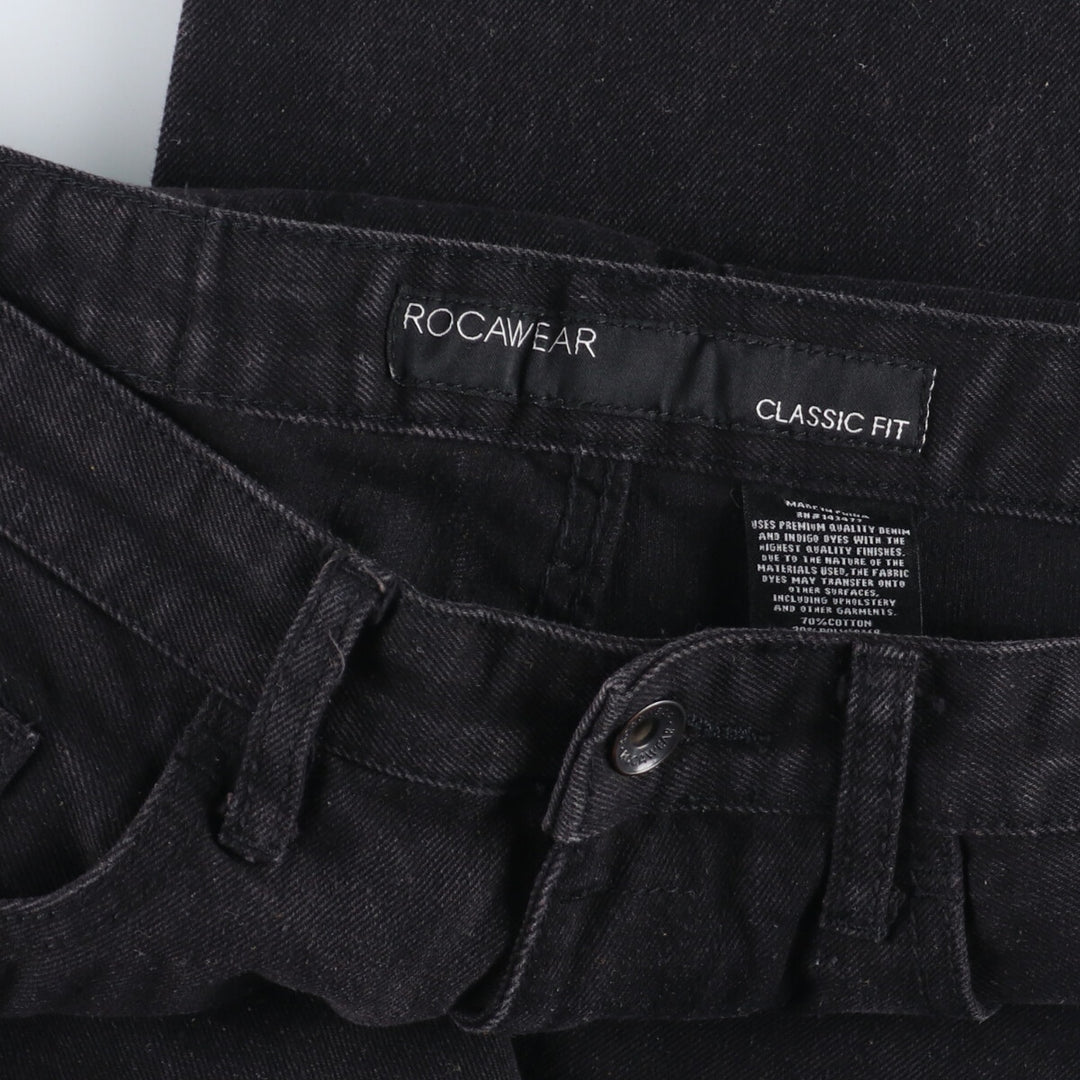 ROCAWEAR Black Jeans Denim Pants Men's w34 /eaa354260