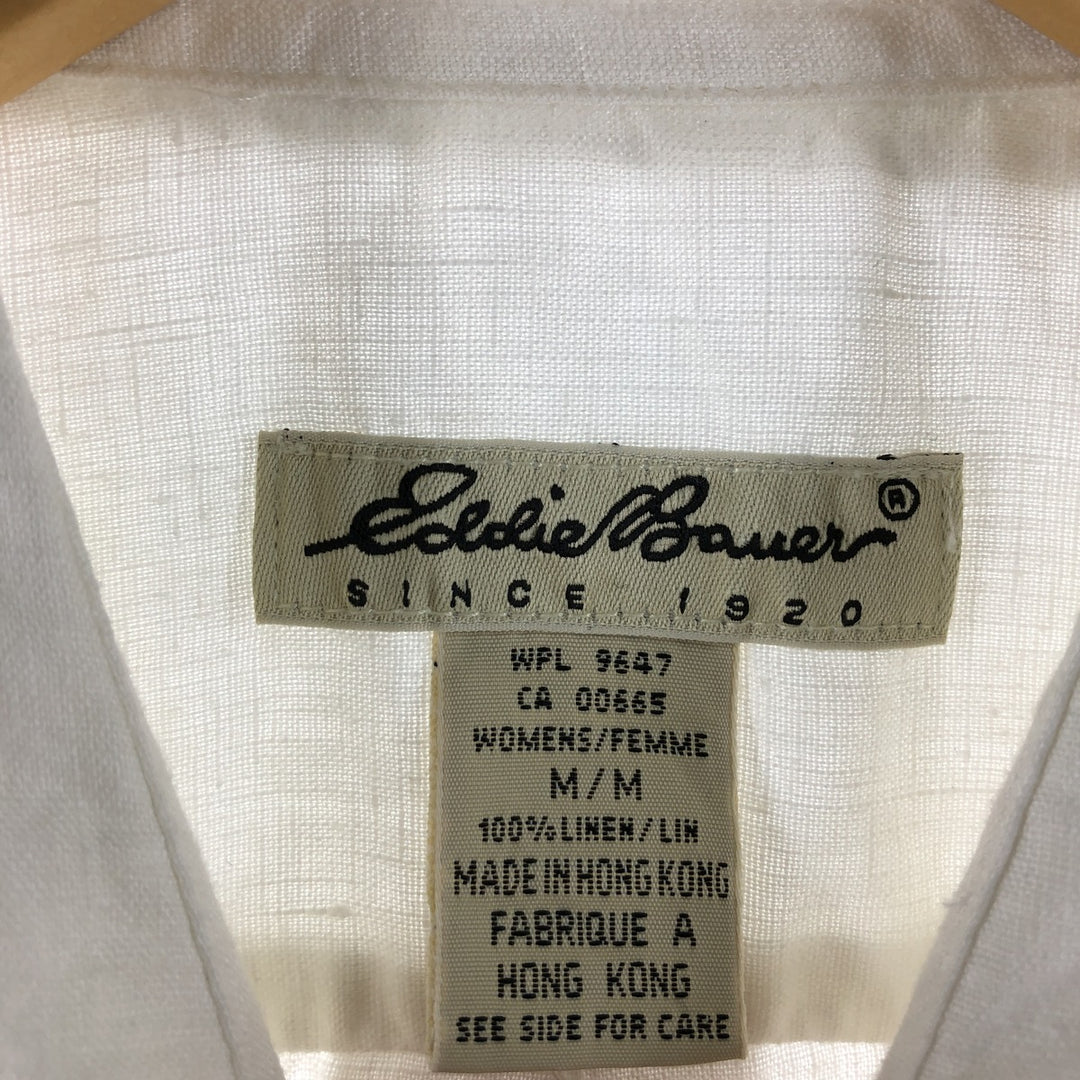 Eddie Bauer Linen Sleeveless Blouse Women's M /eaa354303