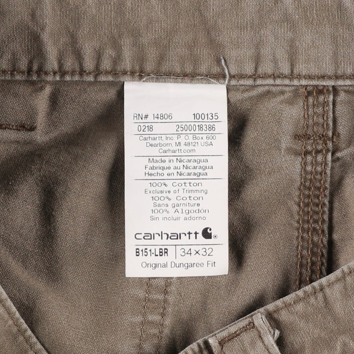 Carhartt Original Dungaree Fit Duck Painter Pants Men's W36 / eaa354491