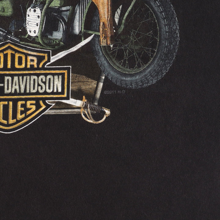 Hanes Harley-Davidson Double-Sided Print Motorcycle Bike T-Shirt Men's XL /eaa354524