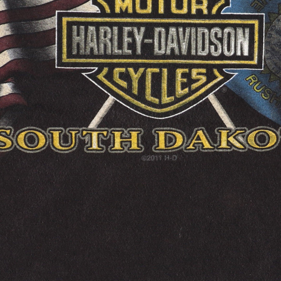 Hanes Harley-Davidson Double-Sided Print Motorcycle Bike T-Shirt Men's XL /eaa354524