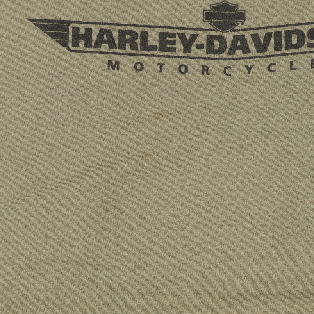 Harley-Davidson Double-sided Print Tank Top Motorcycle Bike T-Shirt Made in USA Men's L /eaa354817