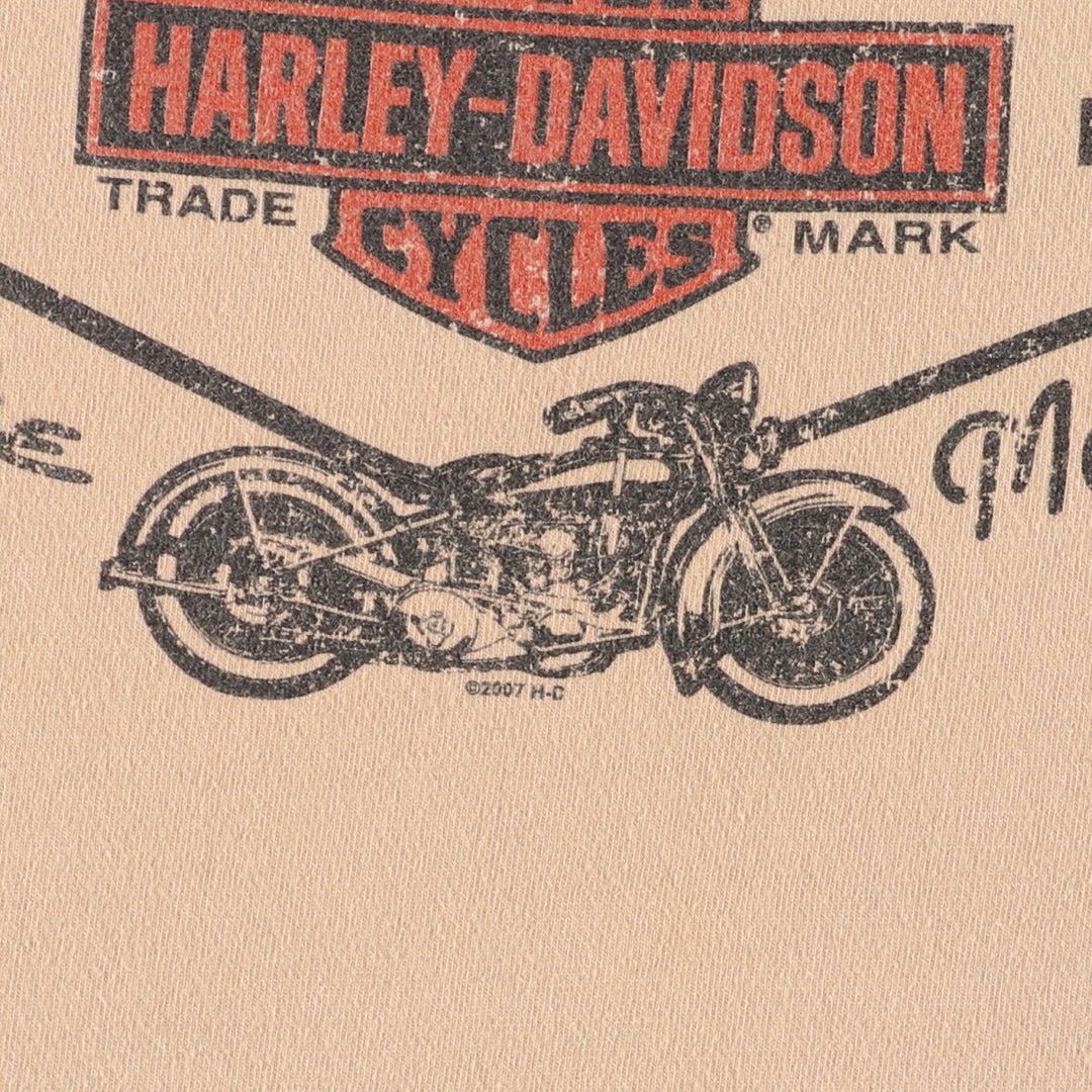 Harley-Davidson Double-sided Print Motorcycle Bike T-Shirt Made in USA Men's XXL /eaa354875