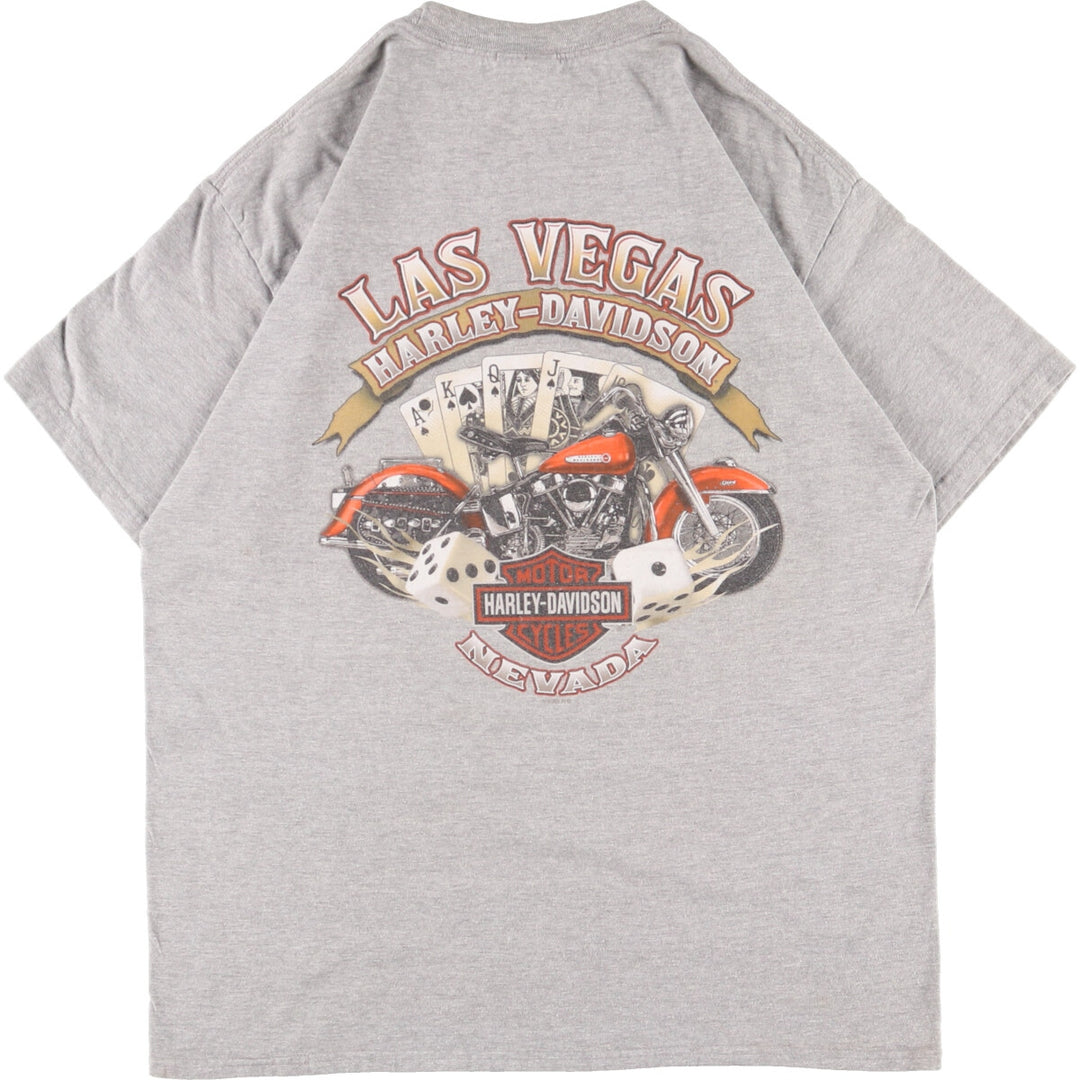 Harley-Davidson Double-sided Print Motorcycle Bike T-Shirt Men's L /eaa354876