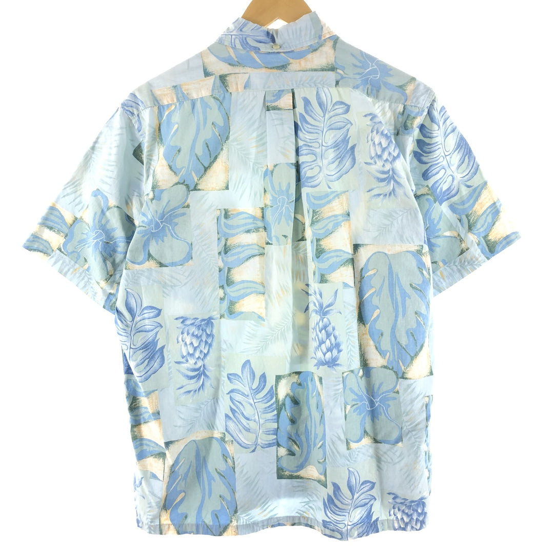 Reyn Spooner Swimsuit Tag Bikini Tag All-Over Print Pullover Button-Down Hawaiian Aloha Shirt Men's L /eaa355087