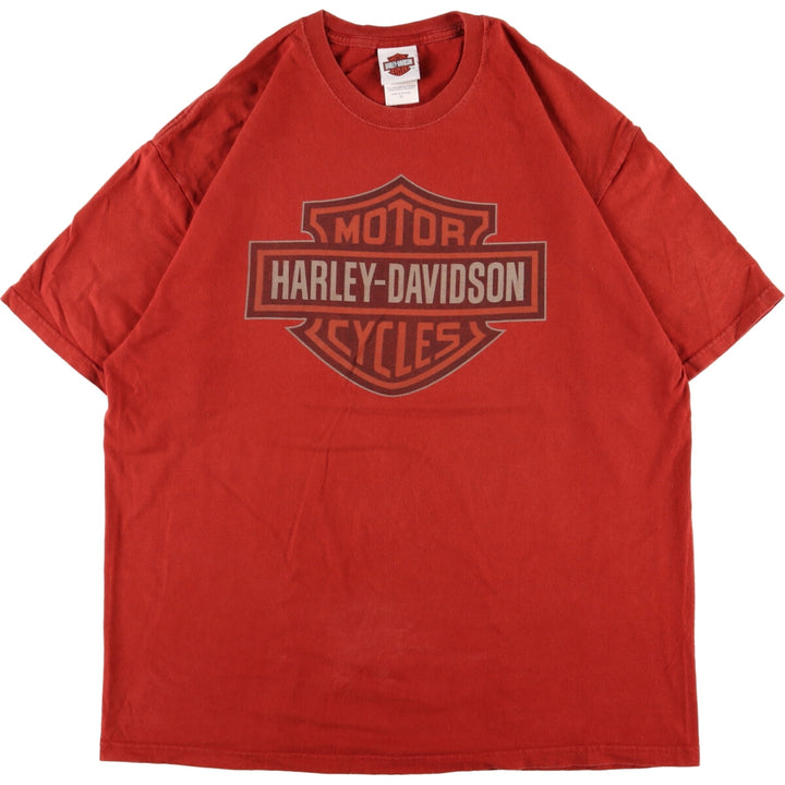 Hanes Harley-Davidson Double-sided Print Motorcycle Bike T-Shirt Made in USA Men's L /eaa355135