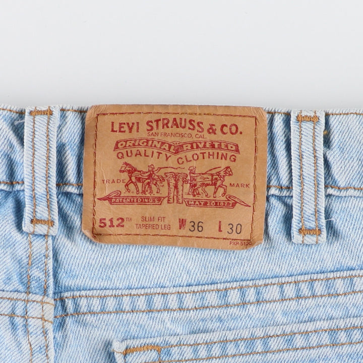 90'S Levi's 512 Slim Fit Tapered Leg Jeans Denim Pants Made in Canada Men's W34 Vintage /eaa355151