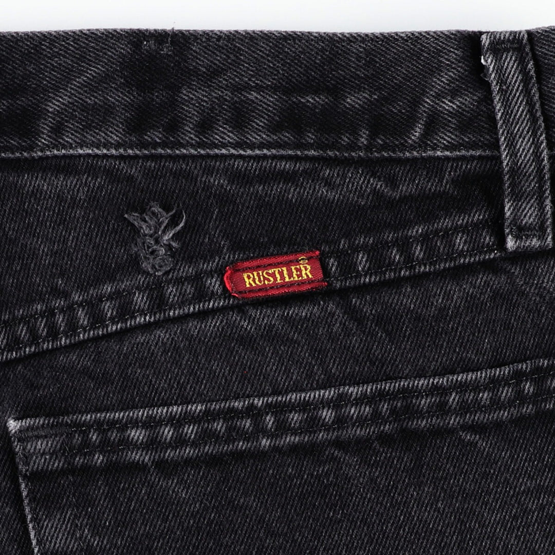 RUSTLER Black Jeans Straight Denim Pants Men's w35 /eaa355171