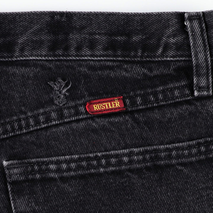 RUSTLER Black Jeans Straight Denim Pants Men's w35 /eaa355171