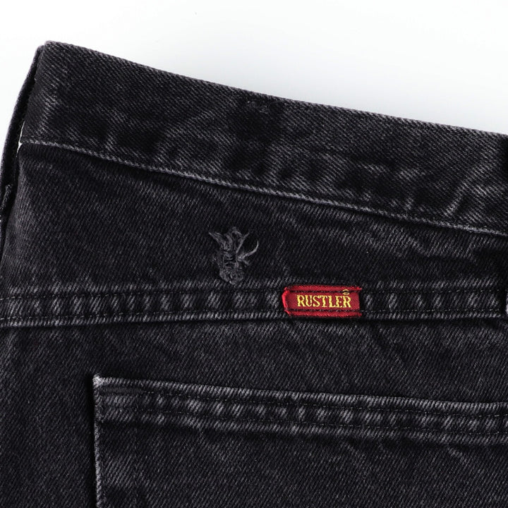 RUSTLER Black Jeans Straight Denim Pants Men's w35 /eaa355171