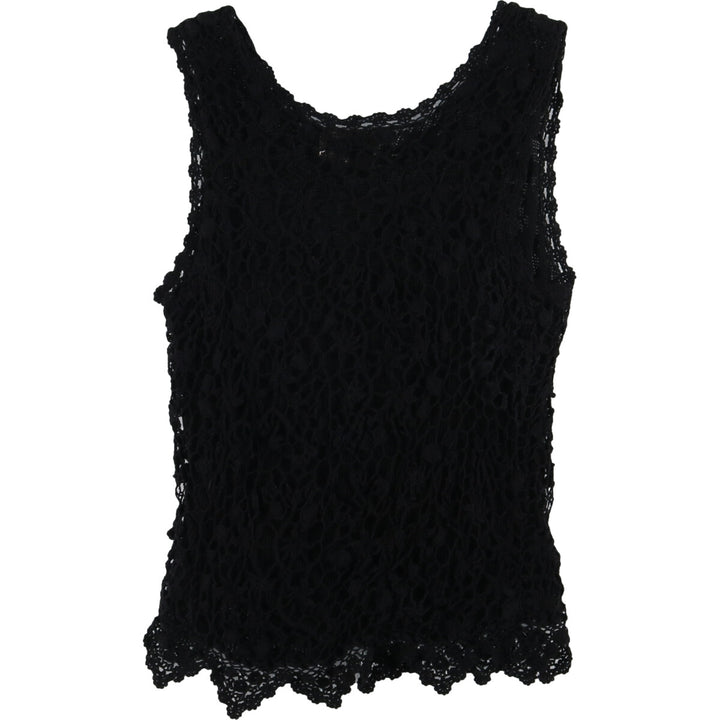 Lim's Crochet Knit Cotton Vest Women's M /eaa355206