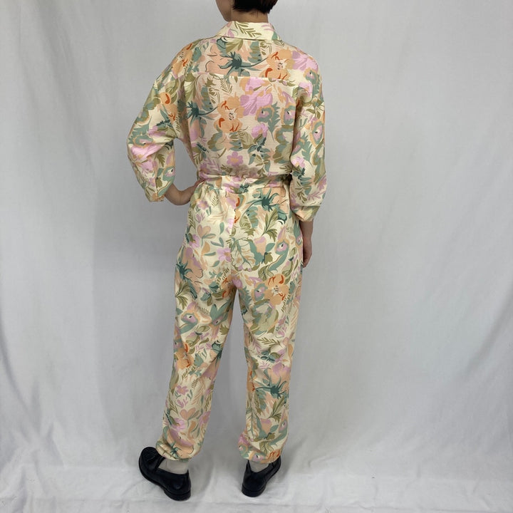 All-over floral print jumpsuit for women, XL /eaa355220