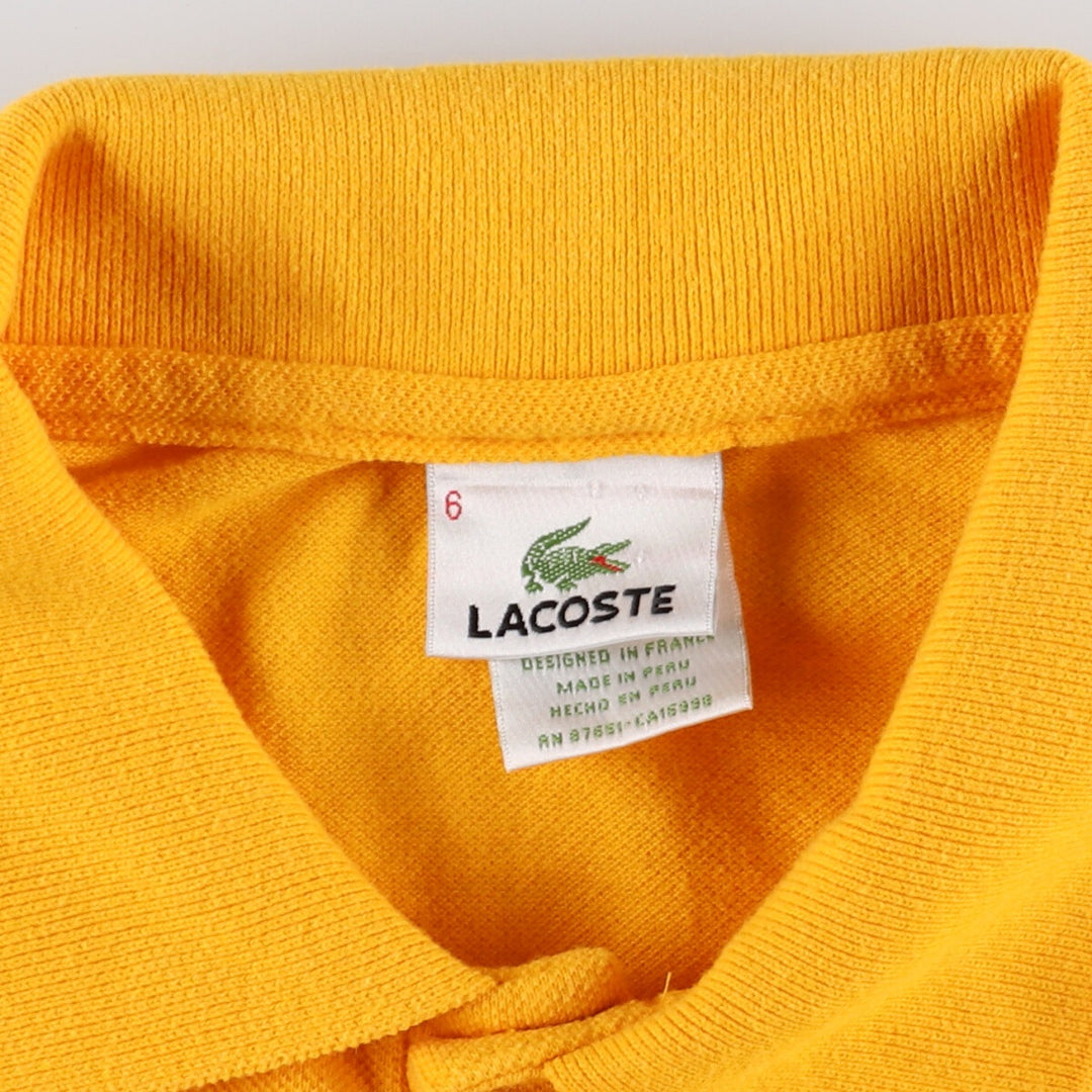 Lacoste LACOSTE French Lacoste short sleeve polo shirt men's XL /eaa355793