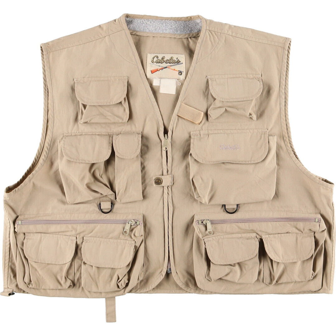 80'S Cabelas Fishing Vest Men's L Vintage /eaa355812