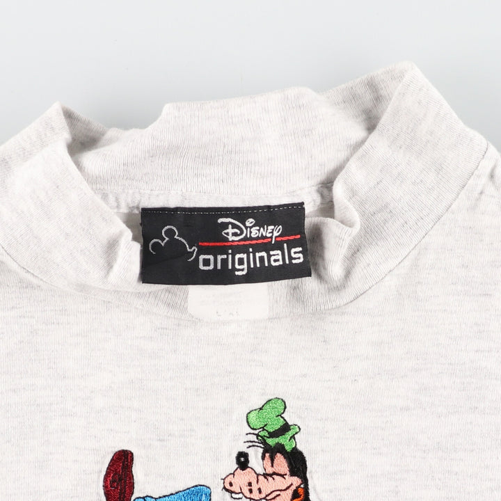 90'S DISNEY ORIGINALS GOOFY Character Embroidered T-shirt Made in USA Men's XL Vintage /eaa356055